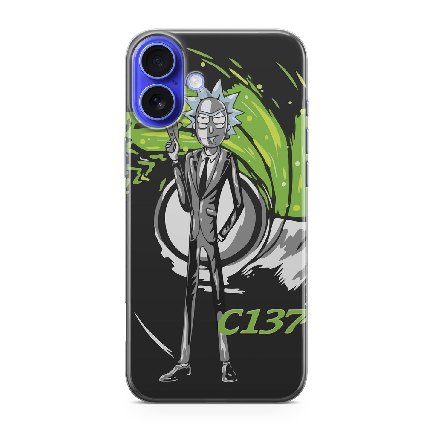 Rick Sanchez Agent C137 iPhone 16 / 16 Plus Case