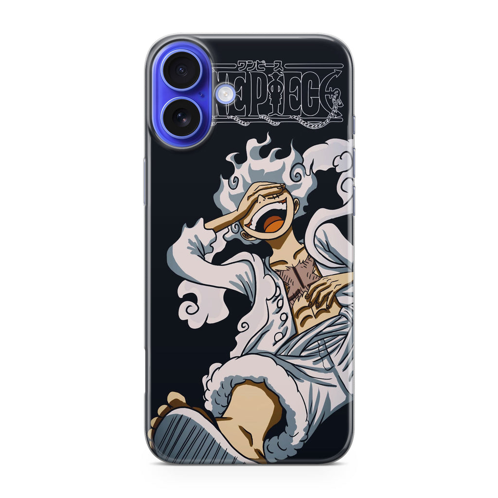 Gear 5 Iconic Laugh - Premium Anime Phone Case | iPhone 16 / 16 Plus Case