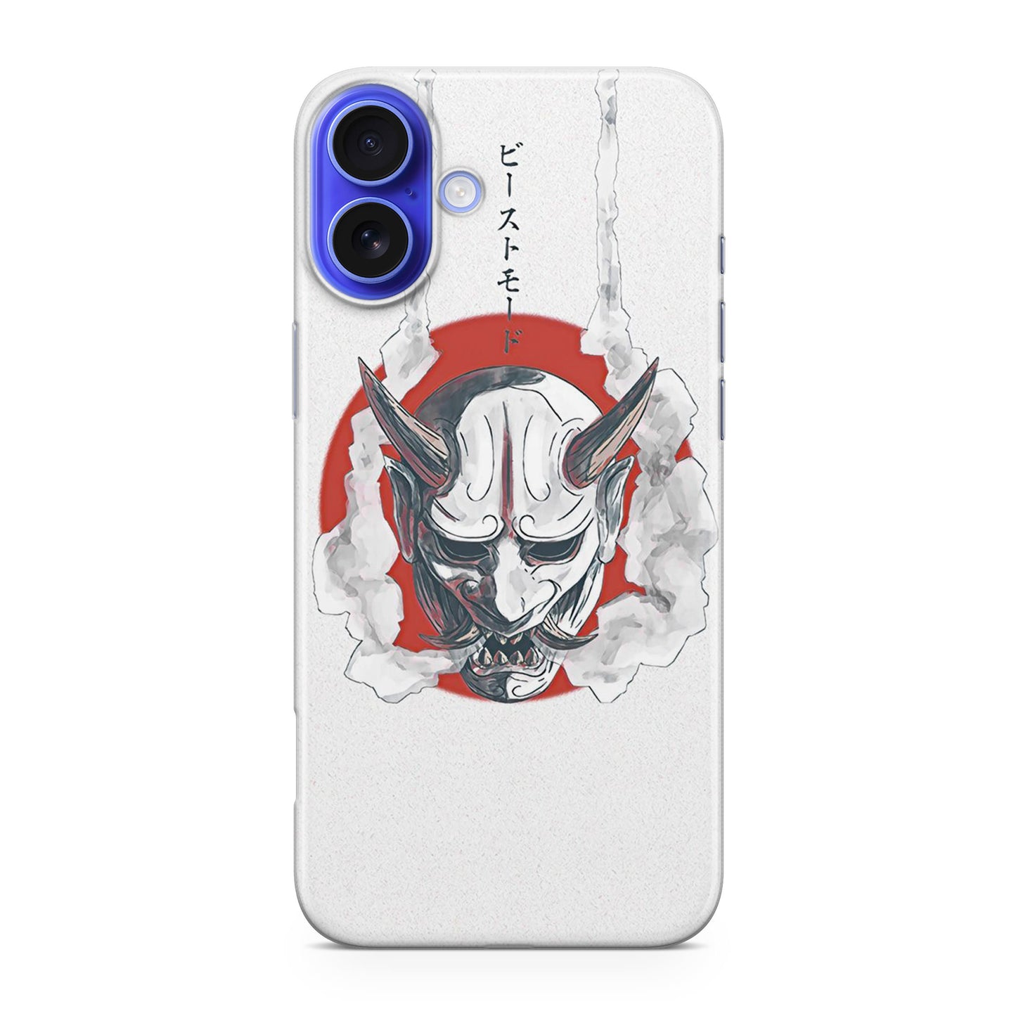 Japanese Oni Mask iPhone 16 / 16 Plus Case