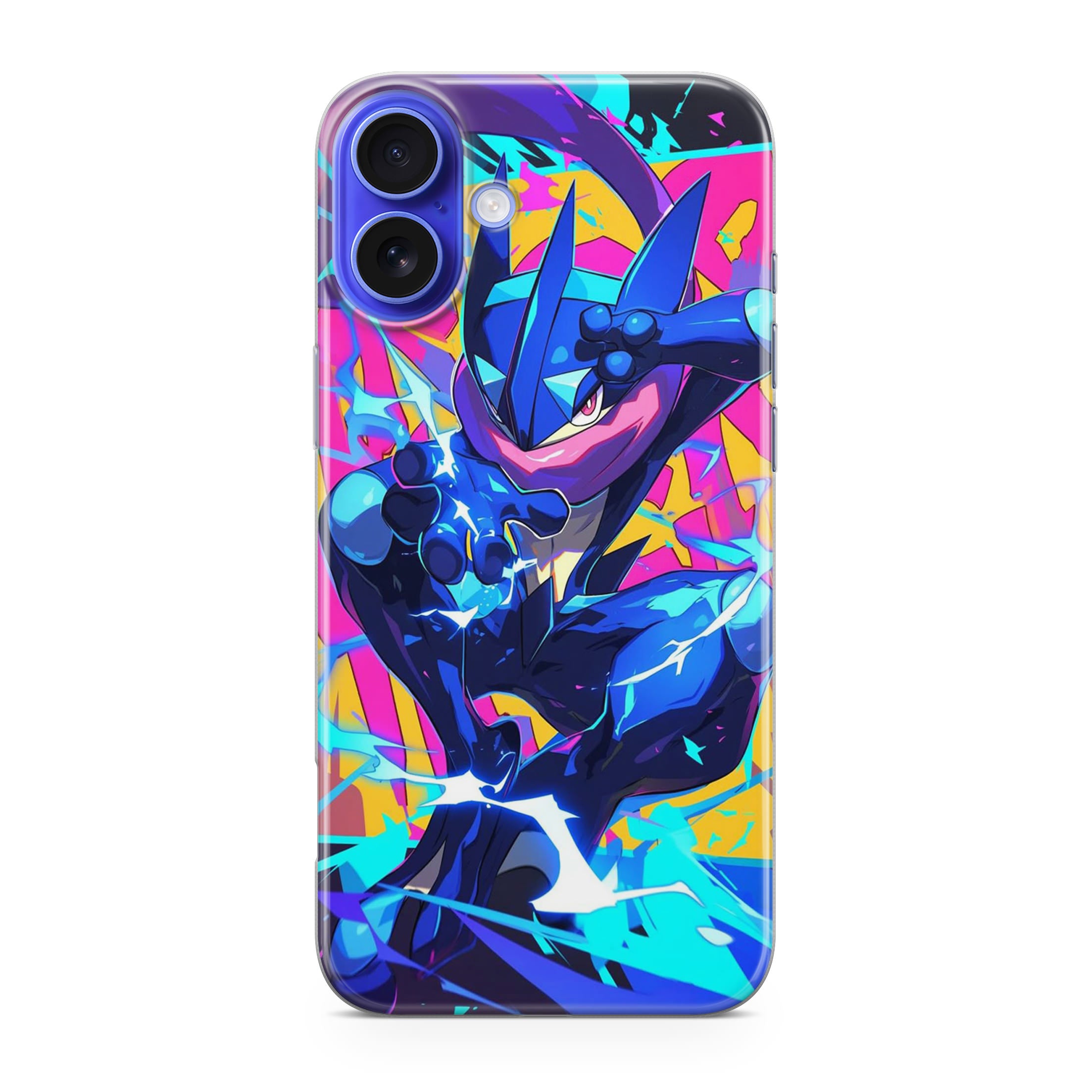 Greninja Aqua Blast iPhone 16 / 16 Plus Case