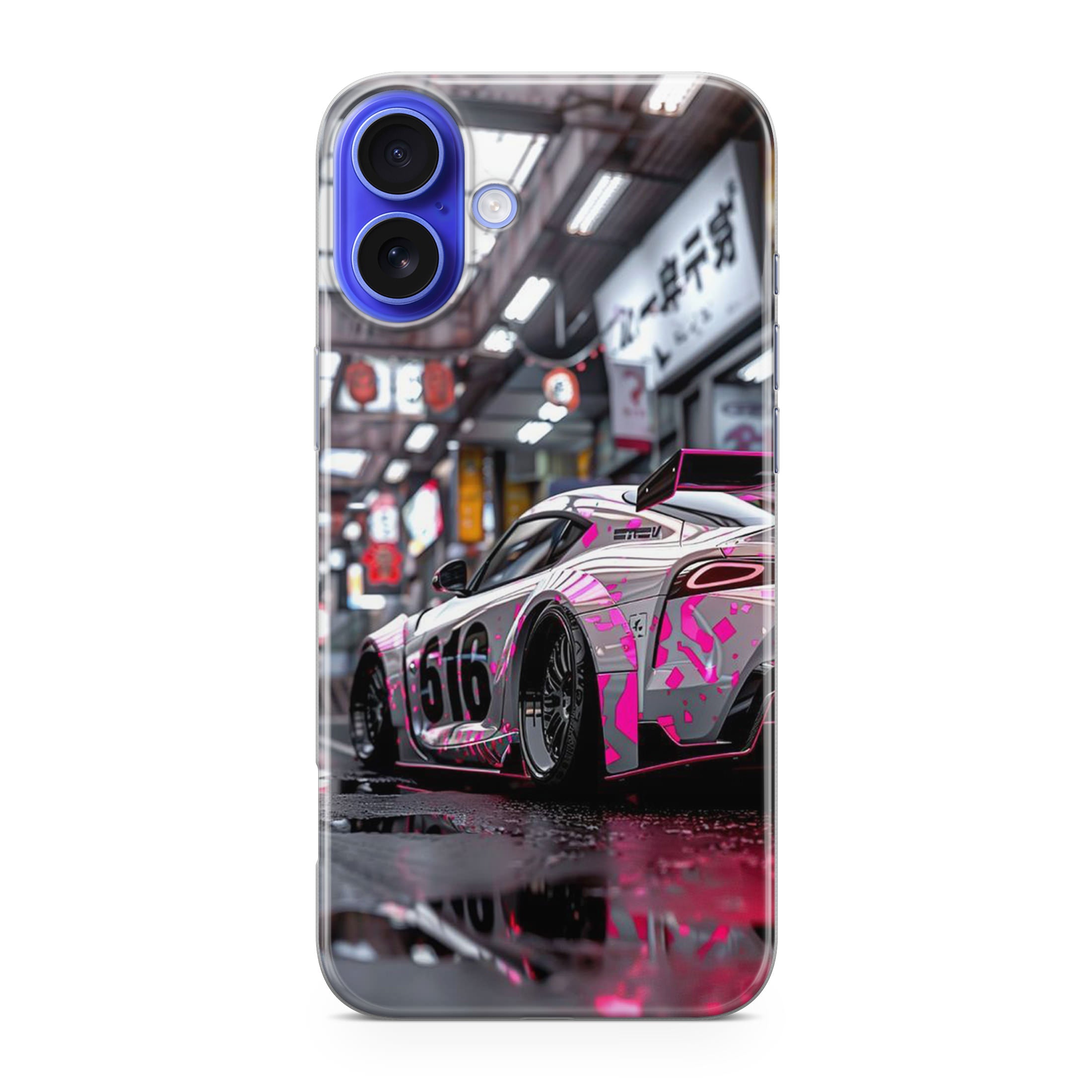 Neon Apex Drift Dreams iPhone 16 / 16 Plus Case