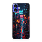 Neon Veins Of The Cyber City iPhone 16 / 16 Plus Case