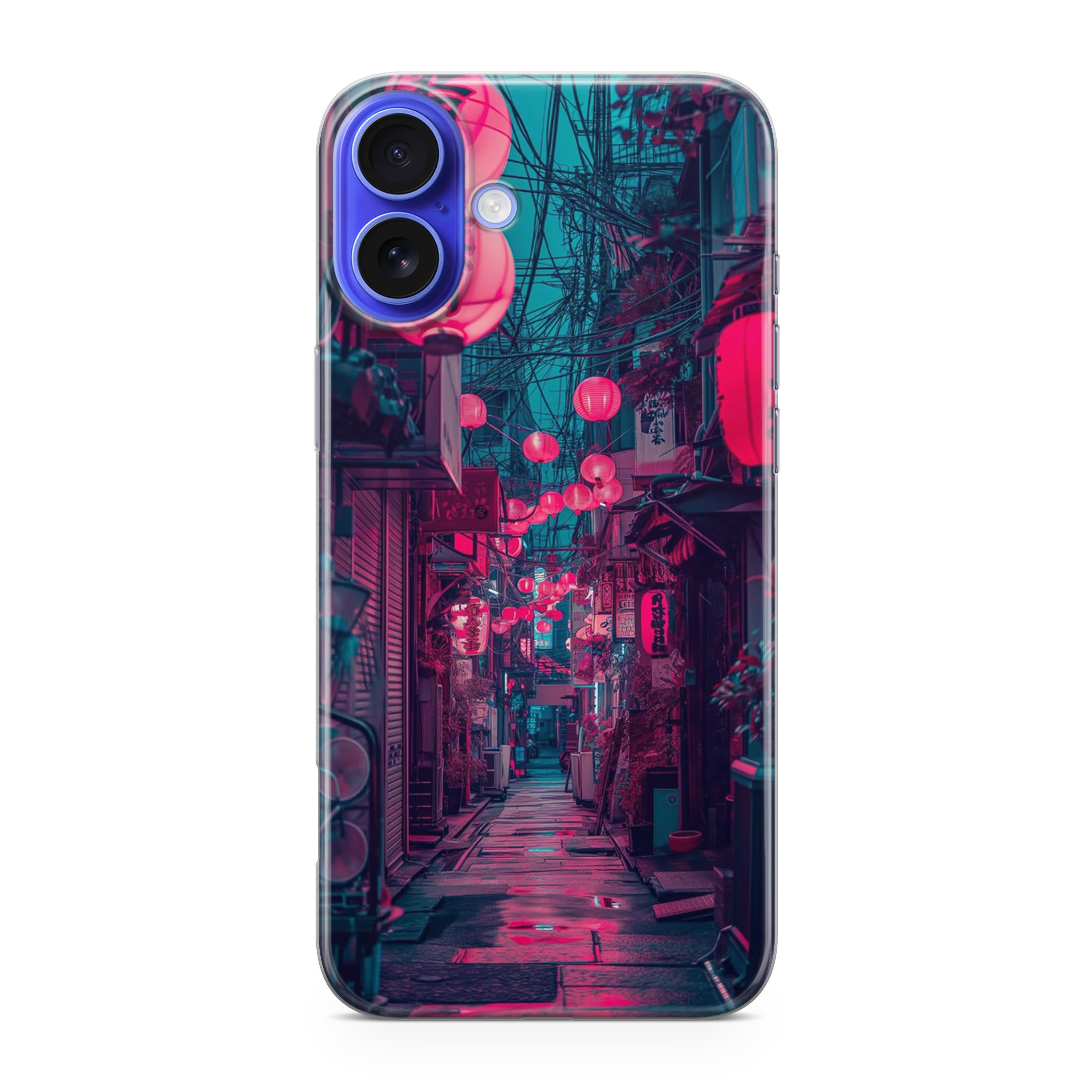 Neon Veins of the Night Market iPhone 16 / 16 Plus Case