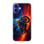Ride Through Fire and Ice iPhone 16 / 16 Plus Case