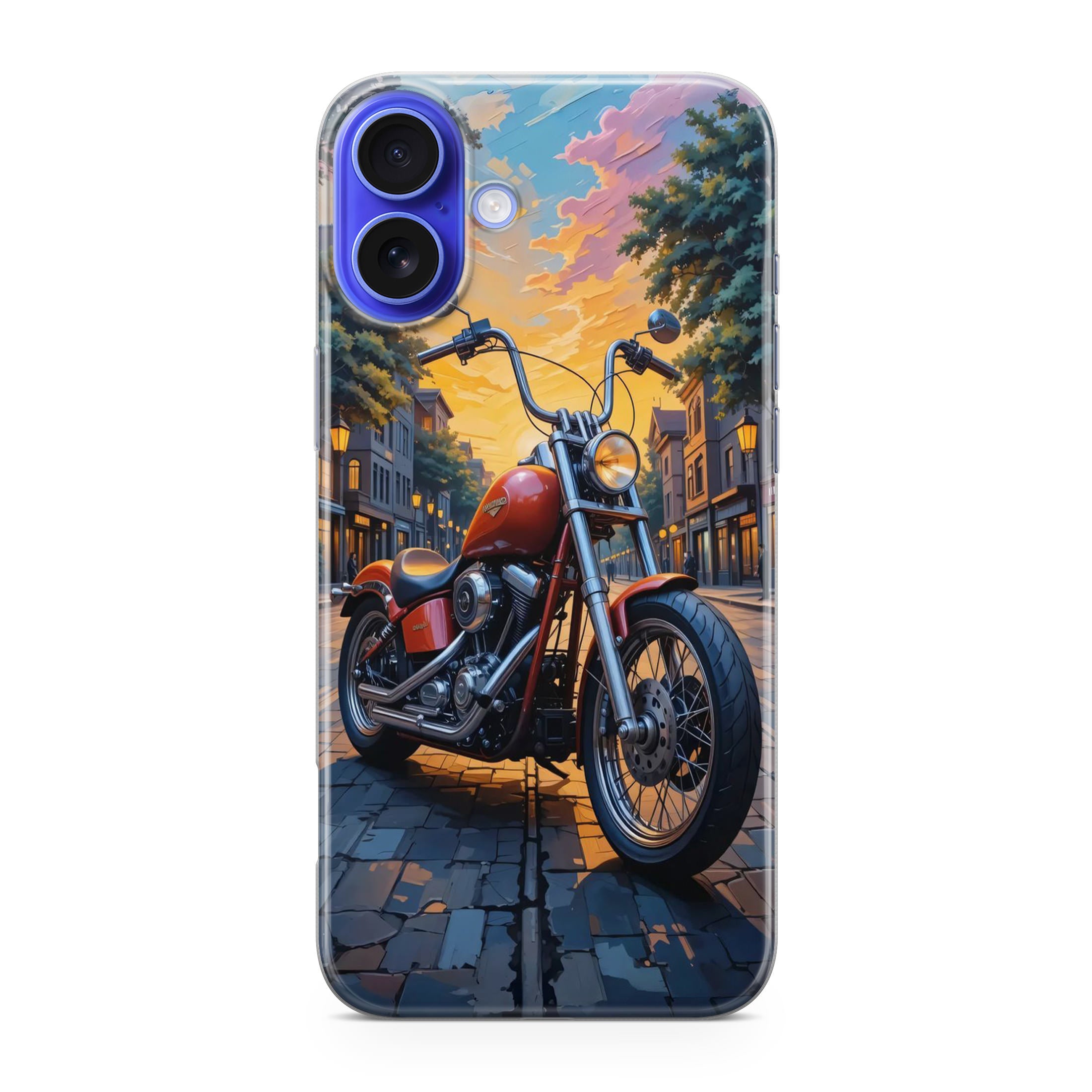 Sunset Thunder Ride Into the Glow iPhone 16 / 16 Plus Case