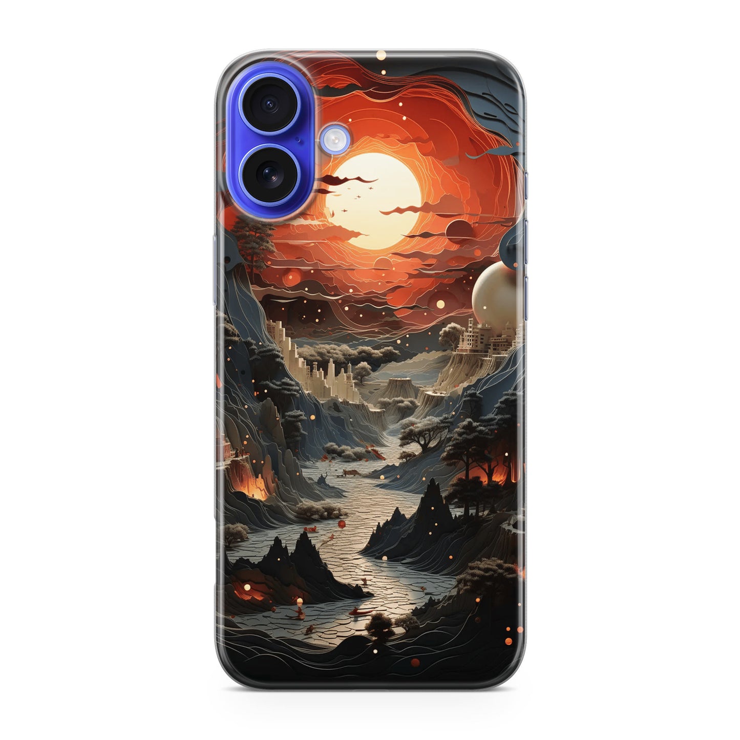 Valley of the Dying Sun iPhone 16 / 16 Plus Case