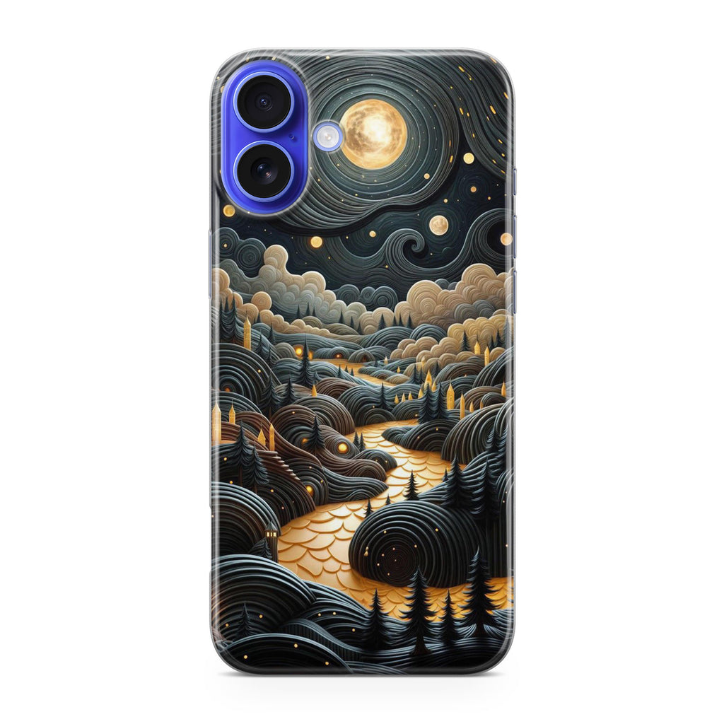 Whispers of the Lunar Valley iPhone 16 / 16 Plus Case