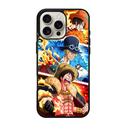 Ace Sabo Luffy iPhone 16 Pro / 16 Pro Max Case