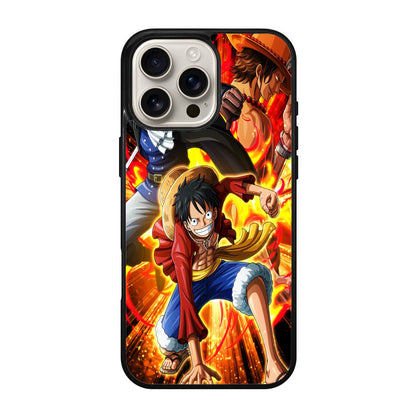 Ace Sabo Luffy Brotherhood iPhone 16 Pro / 16 Pro Max Case