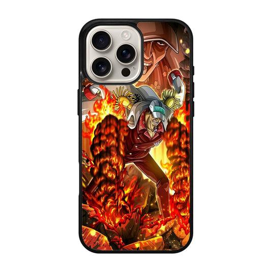 Akainu Exploding Volcano iPhone 16 Pro / 16 Pro Max Case