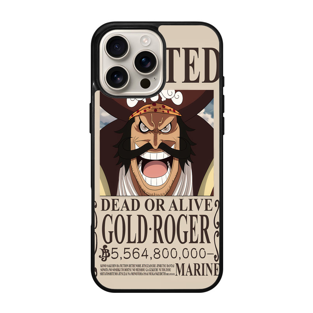 Gold Roger Bounty iPhone 16 Pro / 16 Pro Max Case