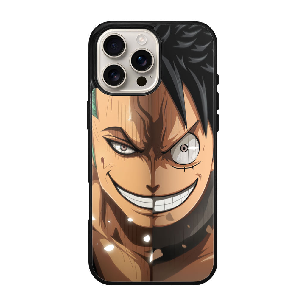 Luffy And Zoro Half Smile iPhone 16 Pro / 16 Pro Max Case