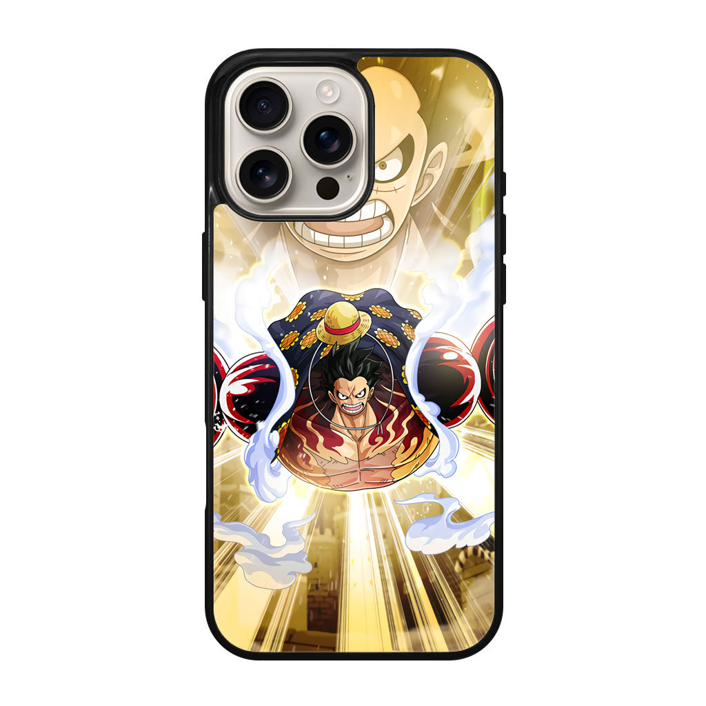 Luffy Flying Bounce Man iPhone 16 Pro / 16 Pro Max Case