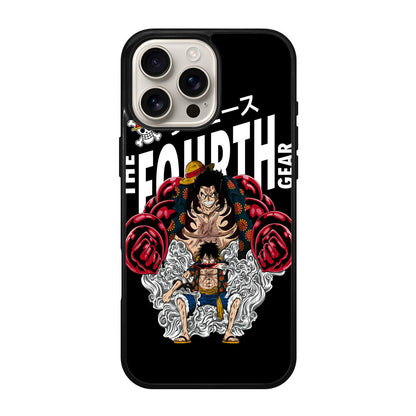 Luffy The Fourth Gear Black iPhone 16 Pro / 16 Pro Max Case