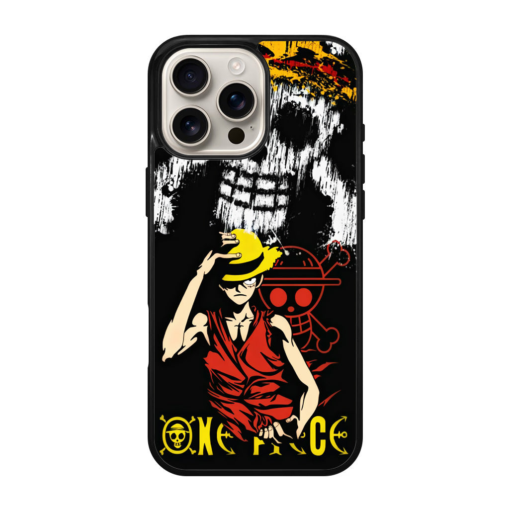 Monkey D Luffy Paint Art iPhone 16 Pro / 16 Pro Max Case