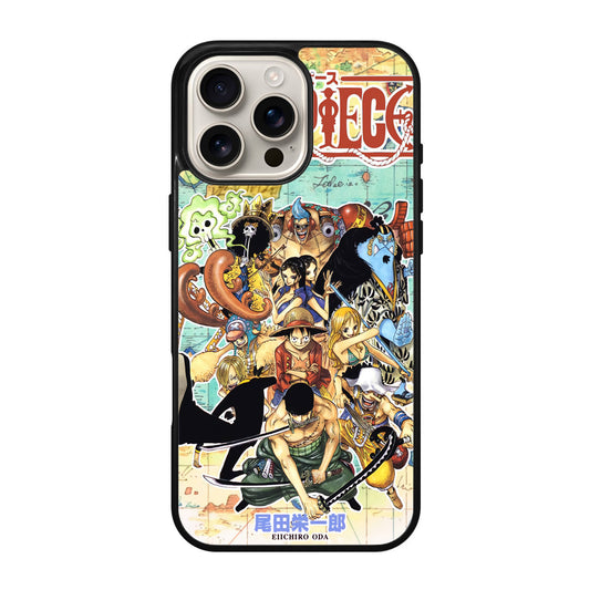 One Piece Comic Straw Hat Pirate iPhone 16 Pro / 16 Pro Max Case