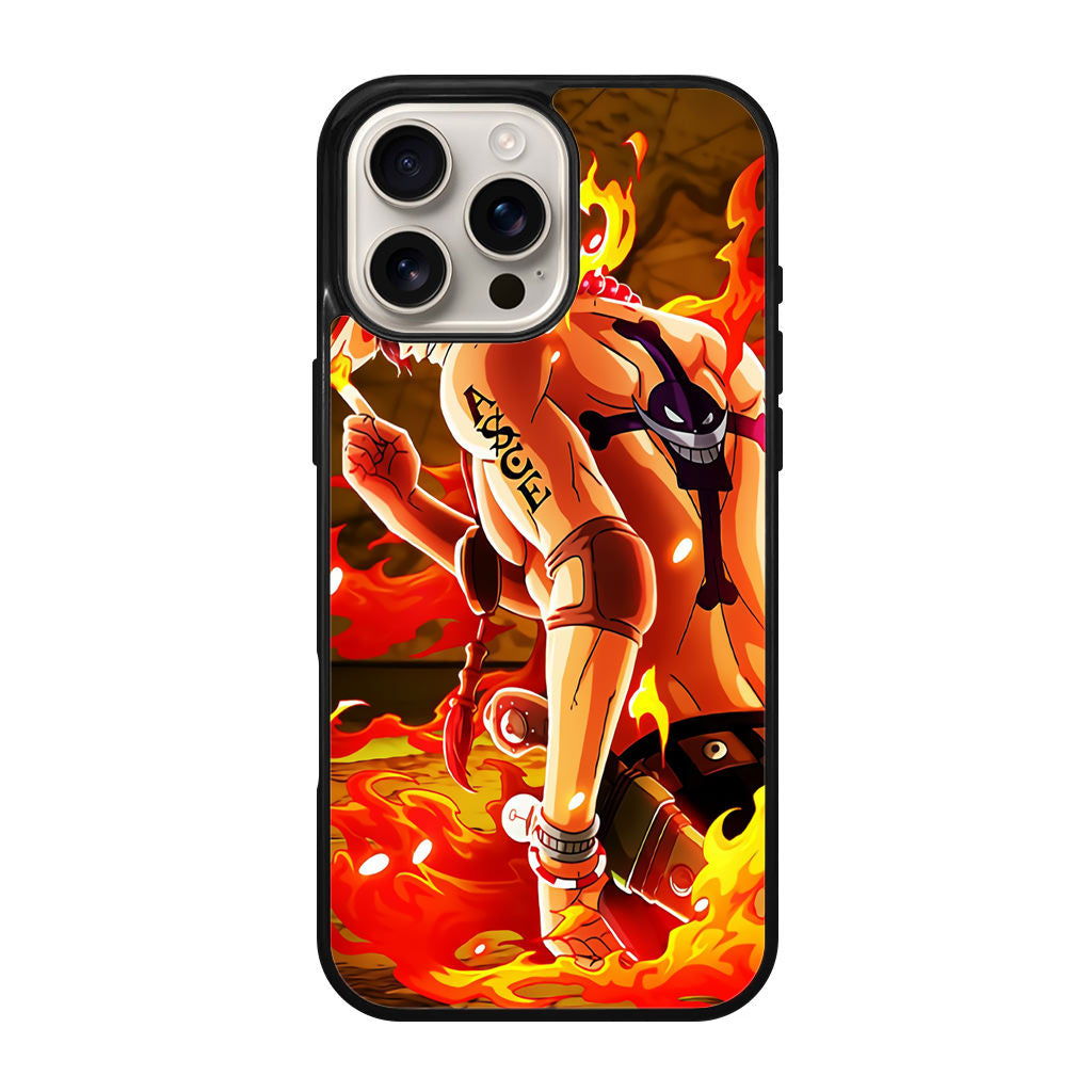 Portgas D Ace iPhone 16 Pro / 16 Pro Max Case