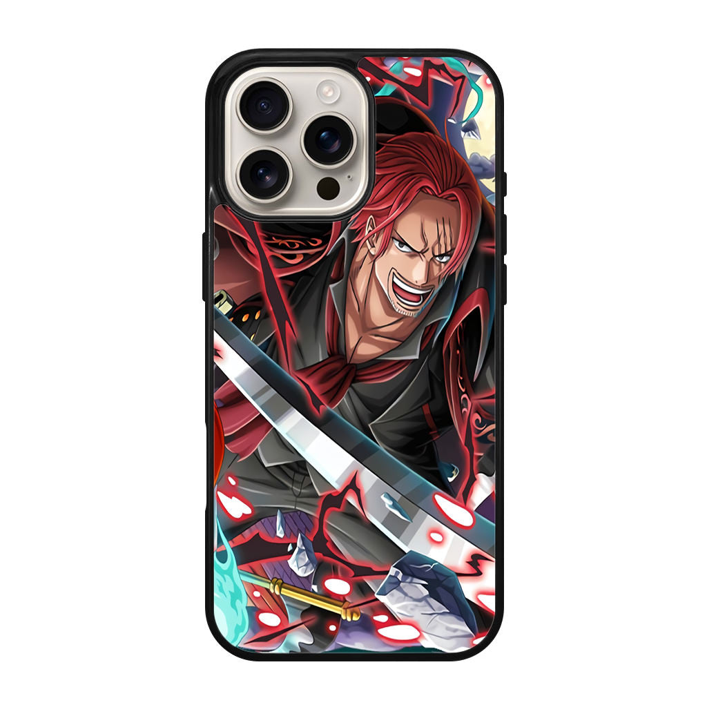 Red Hair Shanks iPhone 16 Pro / 16 Pro Max Case