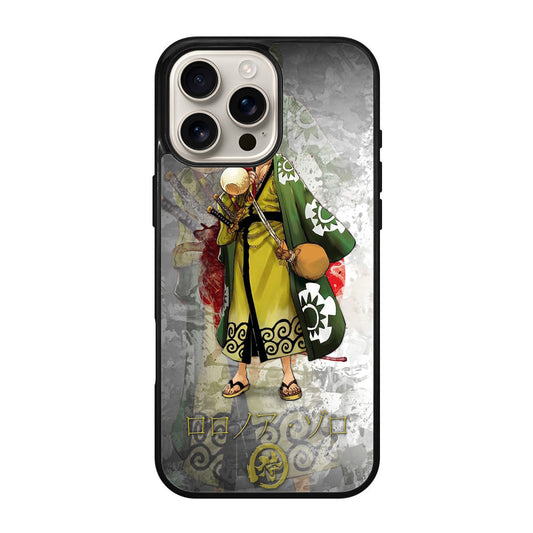 Roronoa Zoro Arc Wano iPhone 16 Pro / 16 Pro Max Case