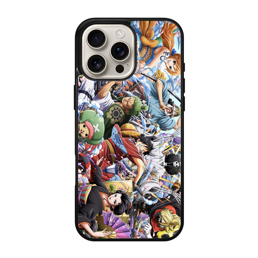 Straw Hat Pirates Arc Wano iPhone 16 Pro / 16 Pro Max Case