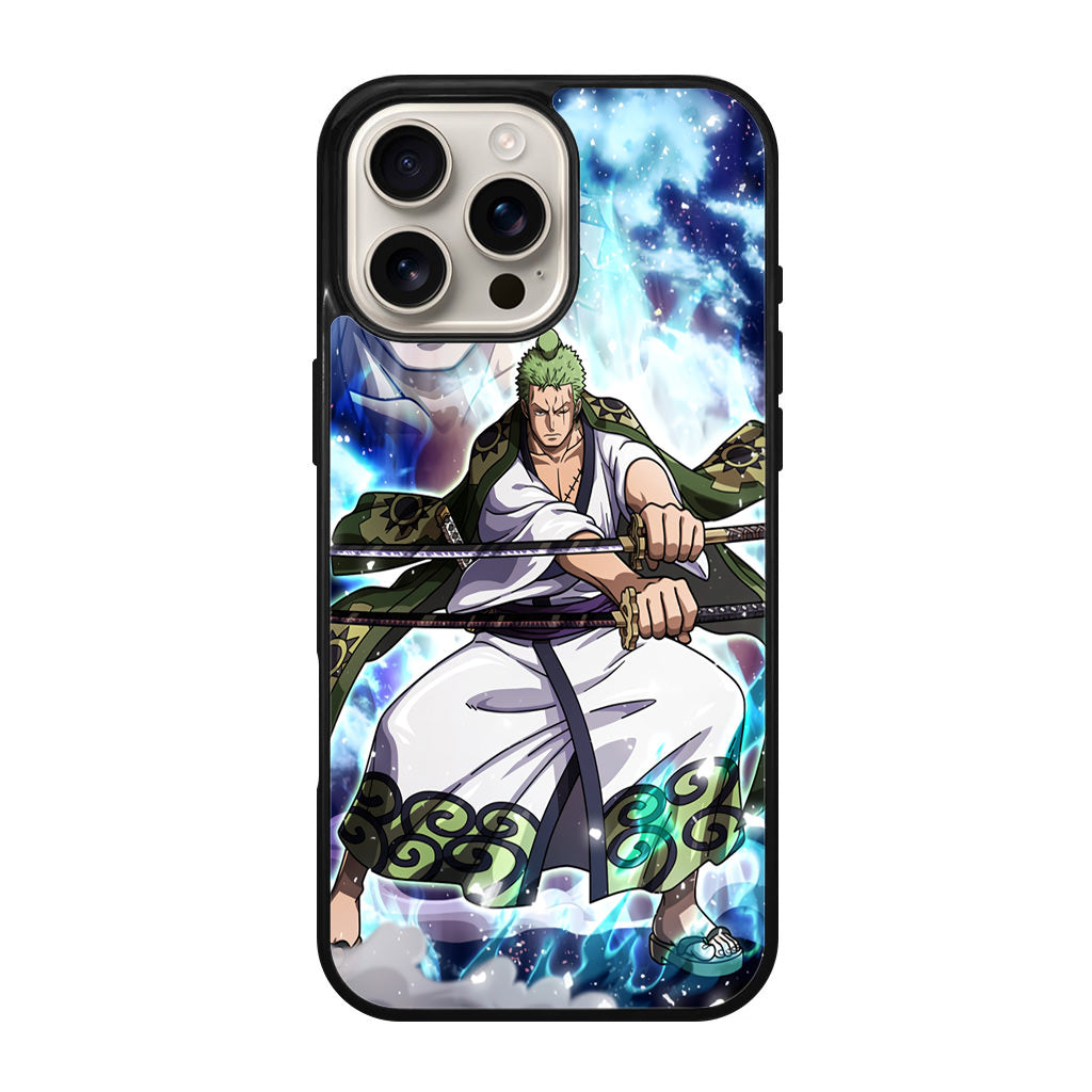 Zoro Two-Sword Style Arc Wano iPhone 16 Pro / 16 Pro Max Case