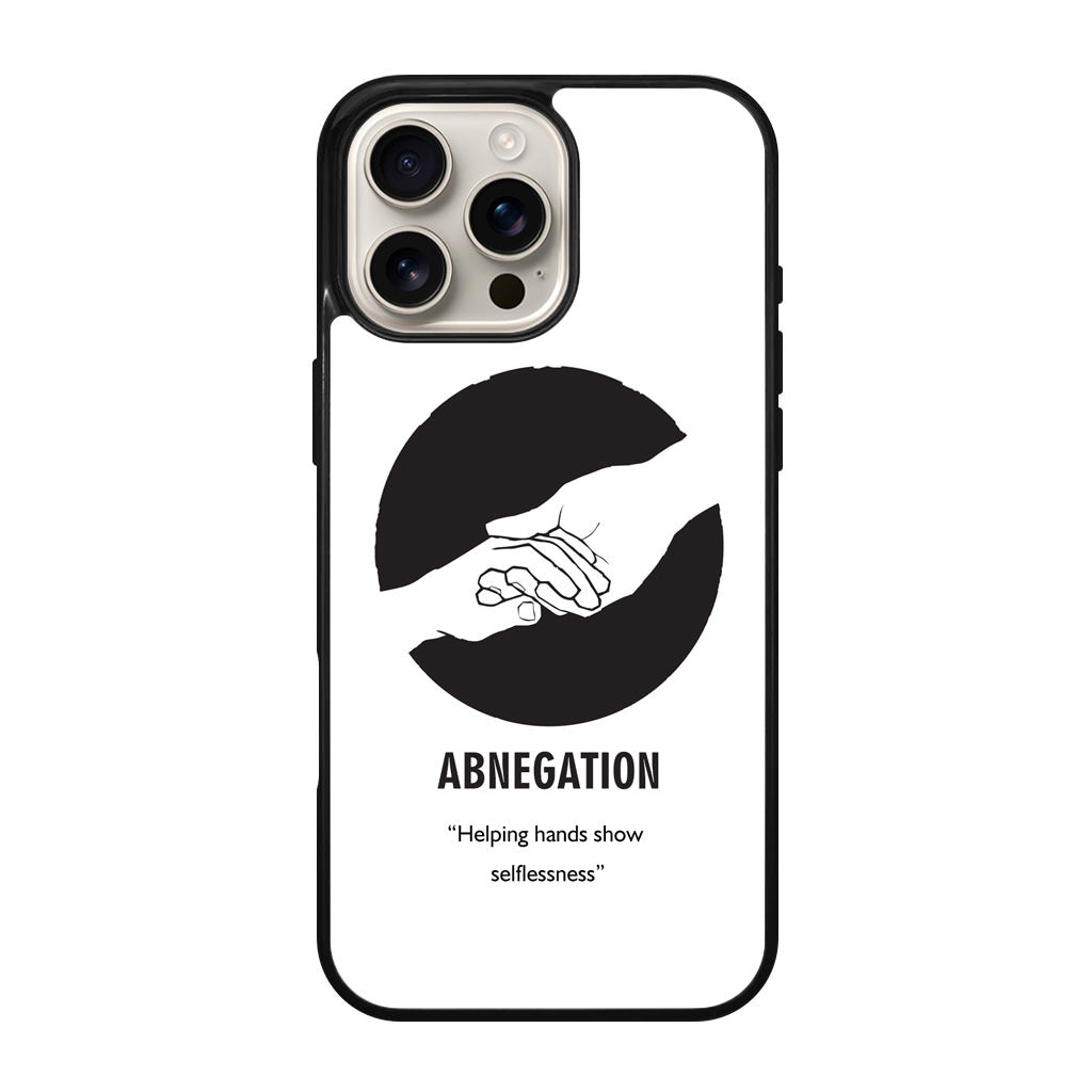 Abnegation Divergent Faction iPhone 16 Pro / 16 Pro Max Case