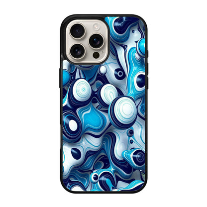 Abstract Art All Blue iPhone 16 Pro / 16 Pro Max Case