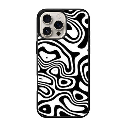 Abstract Black and White Background iPhone 16 Pro / 16 Pro Max Case