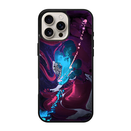 Abstract Purple Blue Art iPhone 16 Pro / 16 Pro Max Case