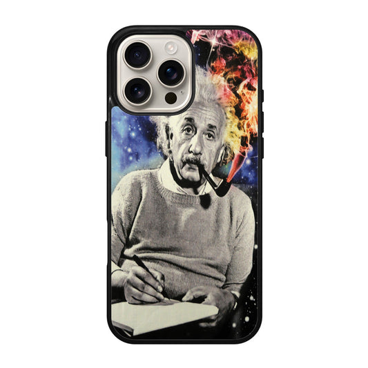 Albert Einstein Smoking iPhone 16 Pro / 16 Pro Max Case