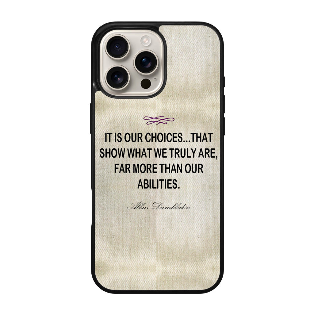 Albus Dumbledore Quote iPhone 16 Pro / 16 Pro Max Case