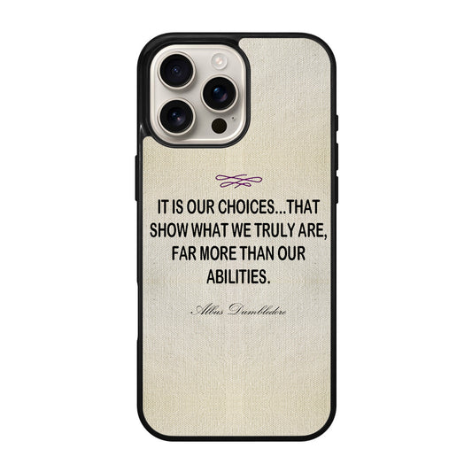 Albus Dumbledore Quote iPhone 16 Pro / 16 Pro Max Case