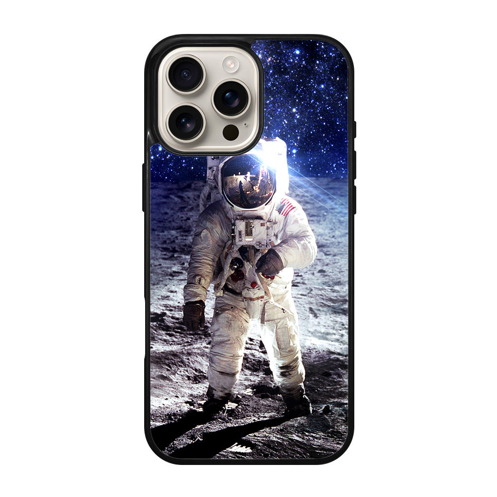 Astronaut Space Moon iPhone 16 Pro / 16 Pro Max Case