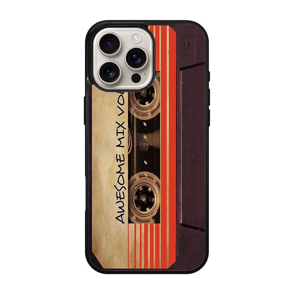 Awesome Mix Vol 1 Cassette iPhone 16 Pro / 16 Pro Max Case