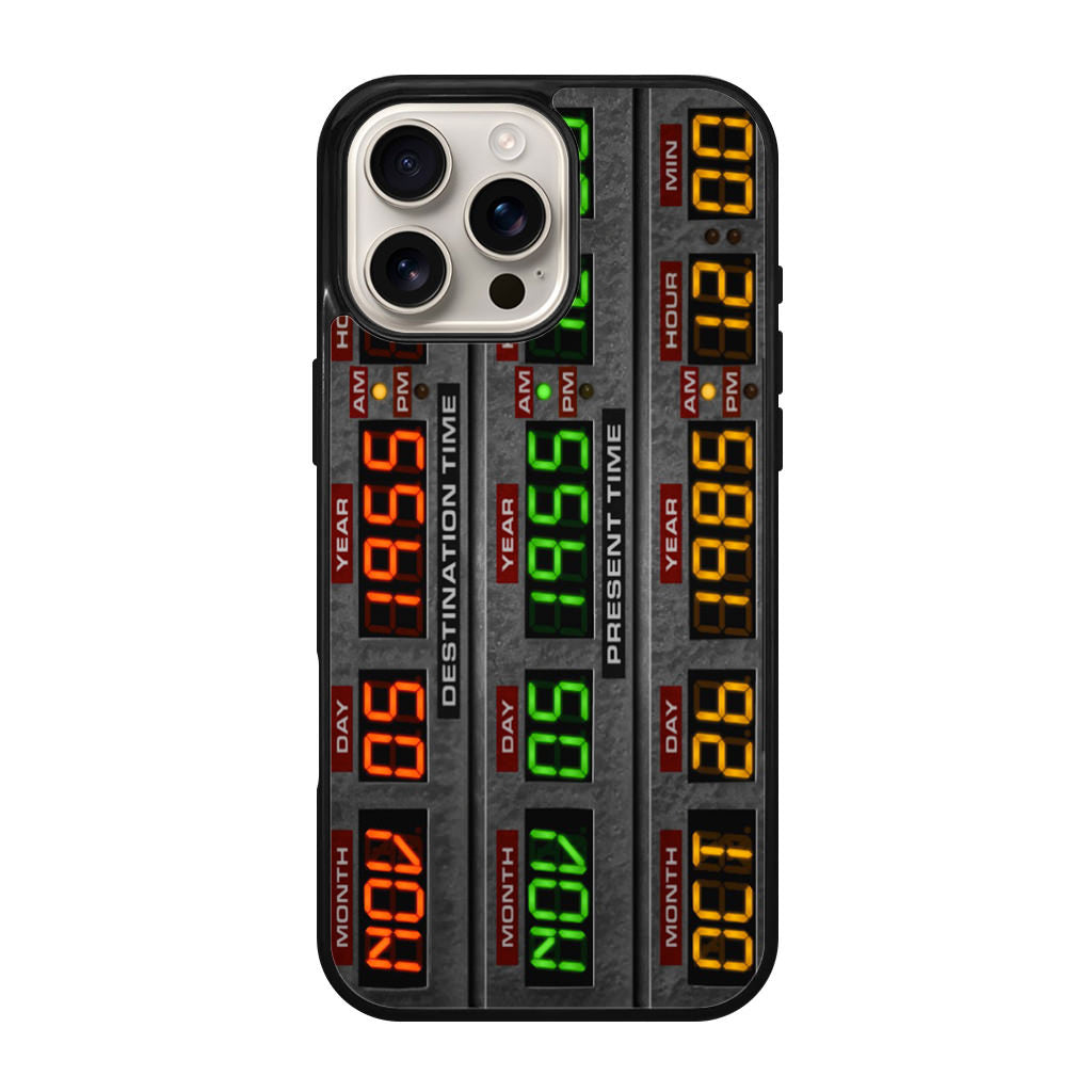 Back To The Future Time Circuits iPhone 16 Pro / 16 Pro Max Case