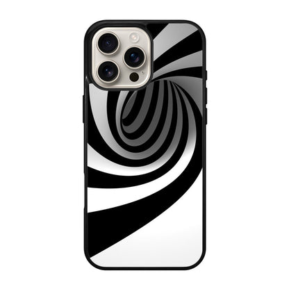 Black and White Twist iPhone 16 Pro / 16 Pro Max Case