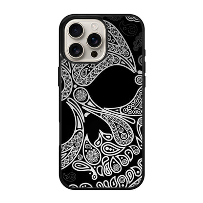 Black Skull iPhone 16 Pro / 16 Pro Max Case