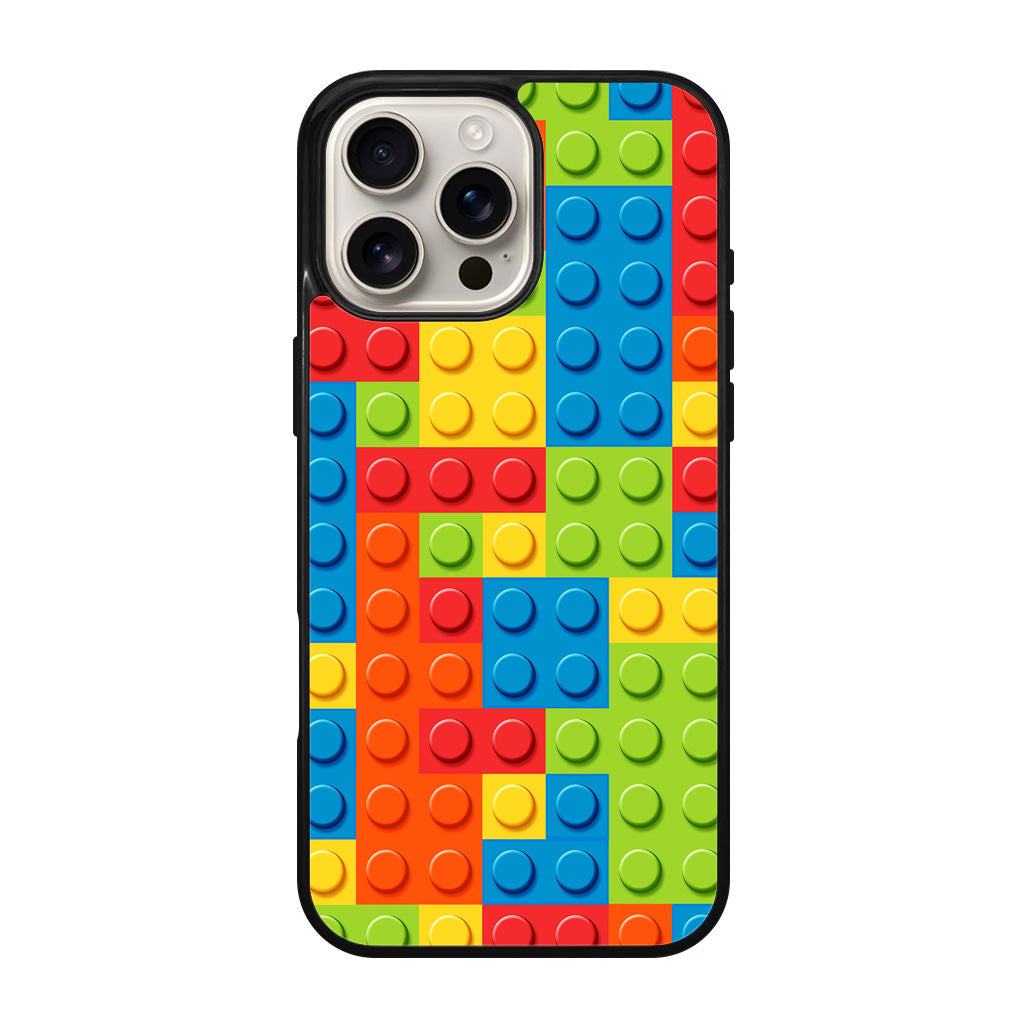 Blocks Rainbow Pattern iPhone 16 Pro / 16 Pro Max Case