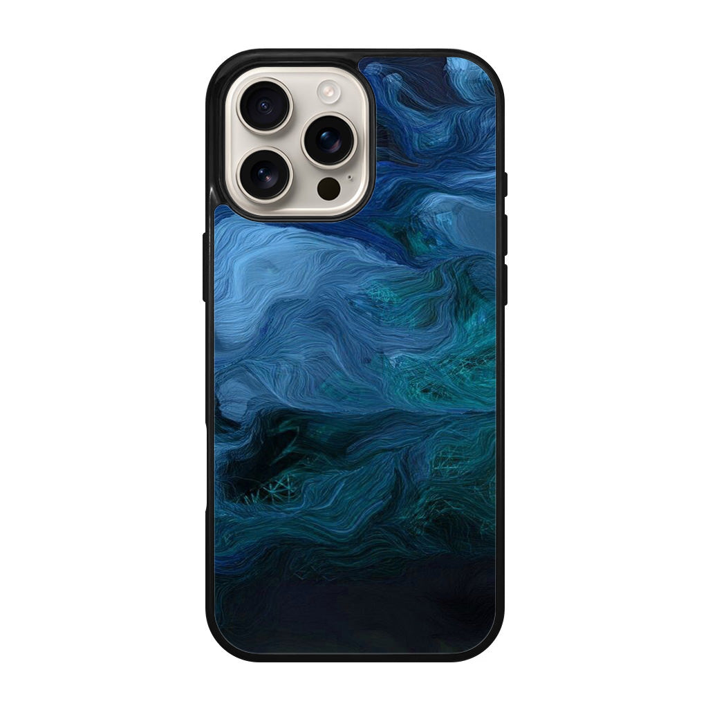 Blue Abstract Art iPhone 16 Pro / 16 Pro Max Case