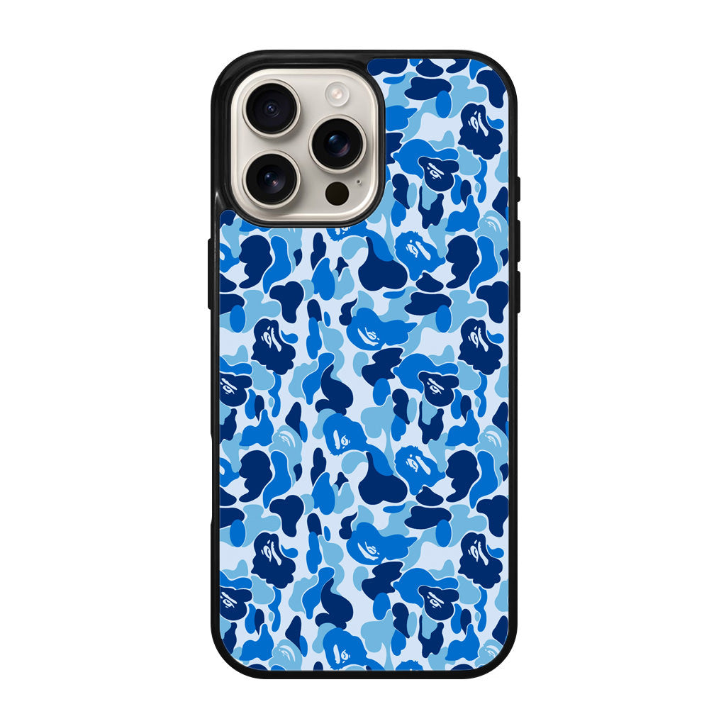 Blue Camo iPhone 16 Pro / 16 Pro Max Case