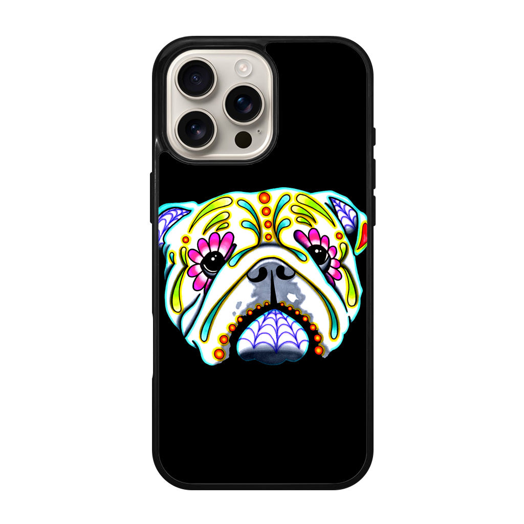 Colorful Bulldog Art iPhone 16 Pro / 16 Pro Max Case