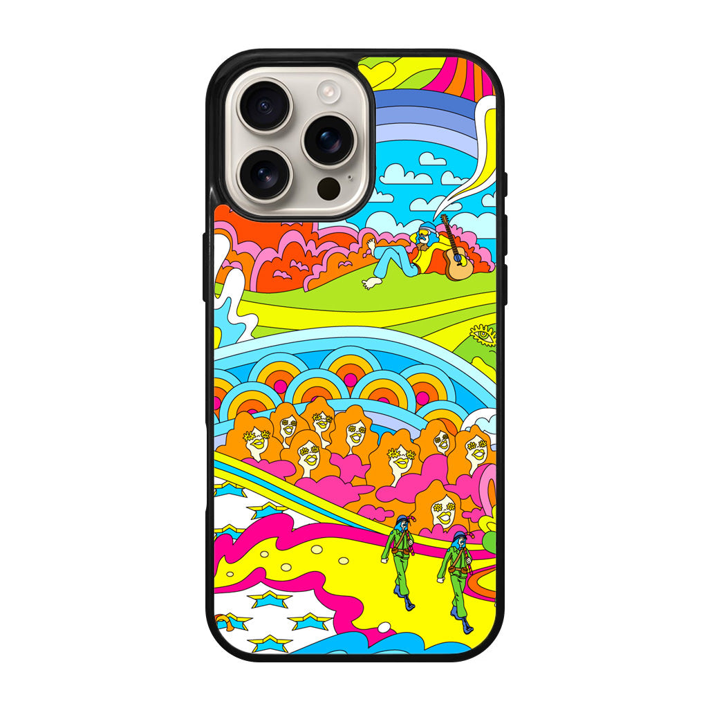 Colorful Doodle iPhone 16 Pro / 16 Pro Max Case