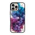 Colorful Dust Art on White iPhone 16 Pro / 16 Pro Max Case