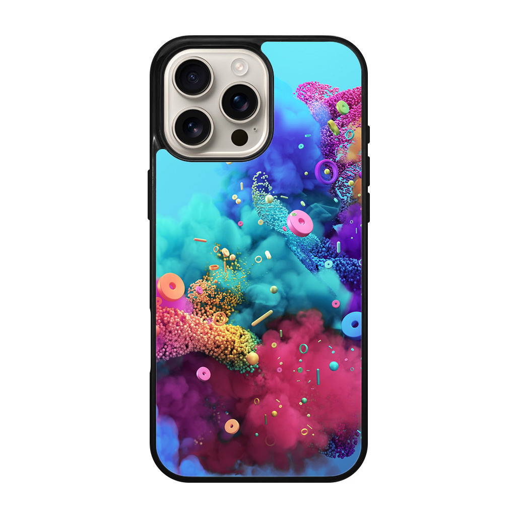 Colorful Smoke Boom iPhone 16 Pro / 16 Pro Max Case