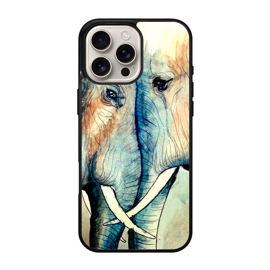 Elephants Sadness iPhone 16 Pro / 16 Pro Max Case