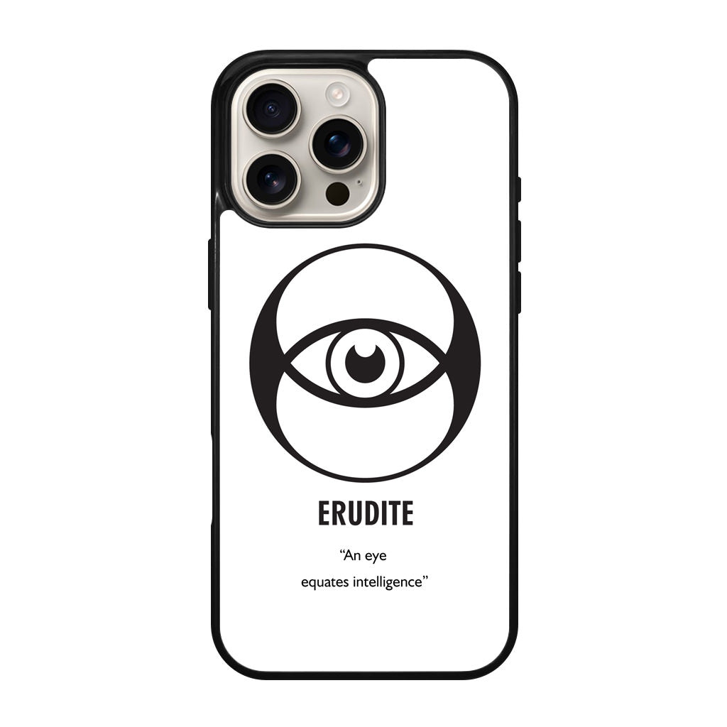 Erudite Divergent Faction iPhone 16 Pro / 16 Pro Max Case