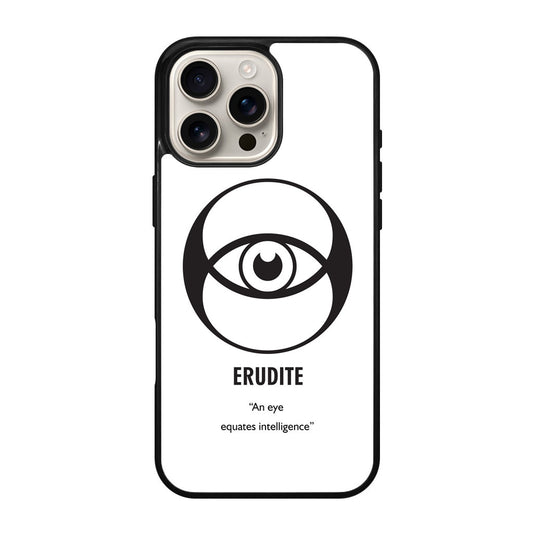 Erudite Divergent Faction iPhone 16 Pro / 16 Pro Max Case