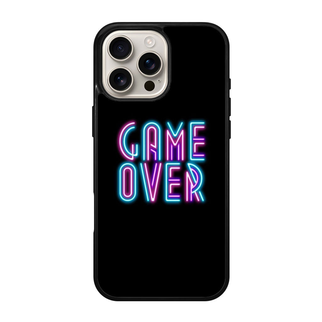 Game Over Neon iPhone 16 Pro / 16 Pro Max Case