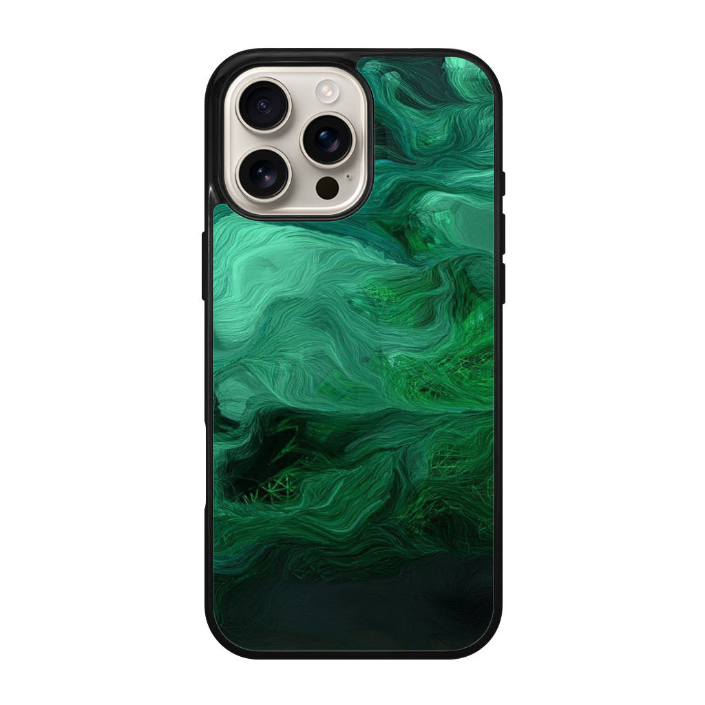 Green Abstract Art iPhone 16 Pro / 16 Pro Max Case