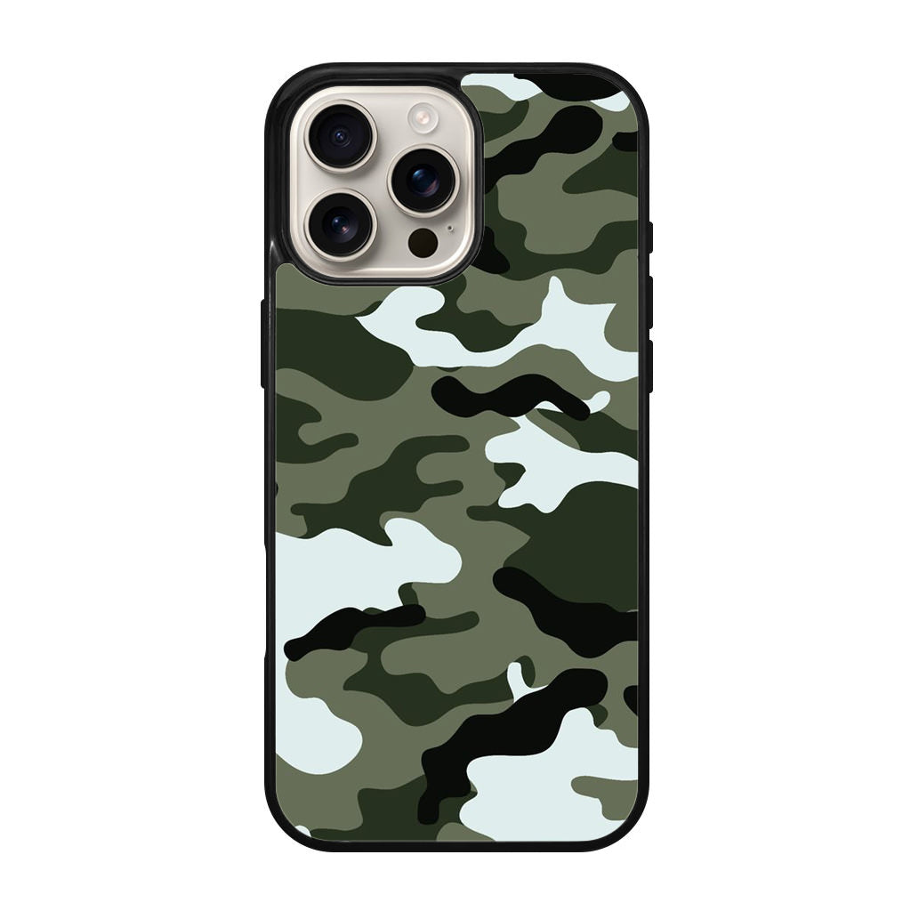 Military Green Camo iPhone 16 Pro / 16 Pro Max Case